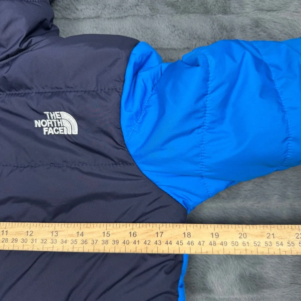 The North Face Boys Reversible Mount Chimborazo Jacket Blue Navy Size M 10/12